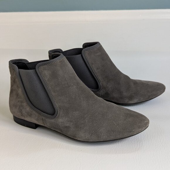 Paul Green Danni Women's Chelsea Boots Size 7 Grey Suede - Picture 1 of 11